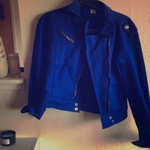 Royal blue jacket